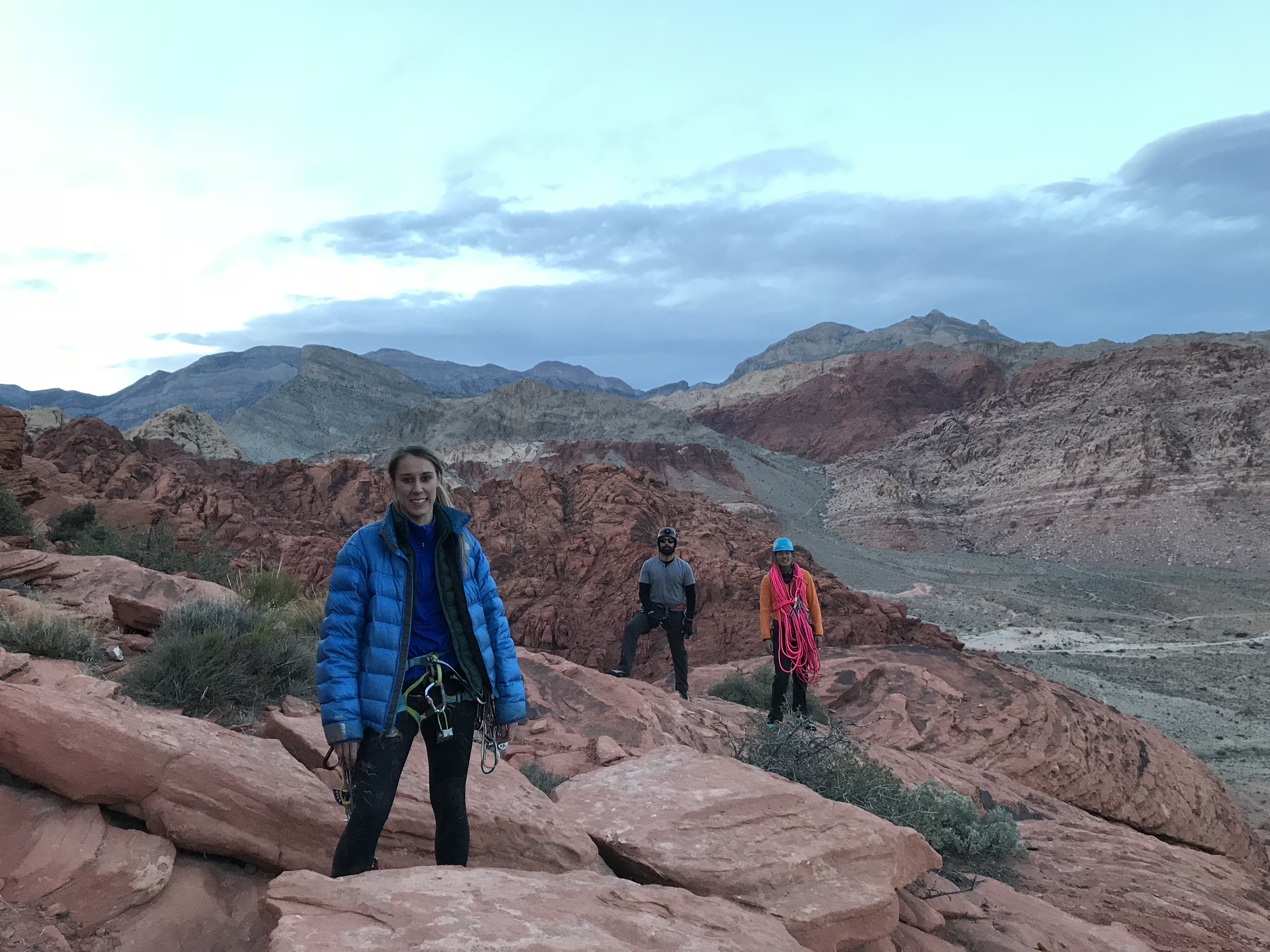 Climbing in Red Rocks
